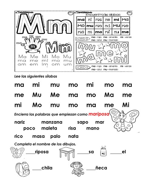 Lectura Para Principiantes Silabas Ma Me Mi Mo Mu Tarjetas Yо Nbkomputer