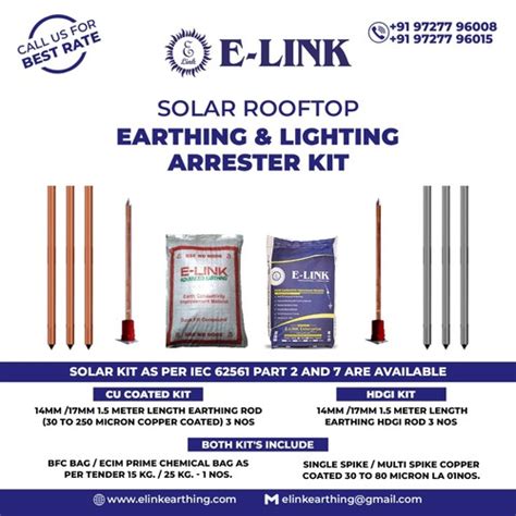 Solar Earthing Kit Application Industrial At Best Price In Surat E Link Enterprise