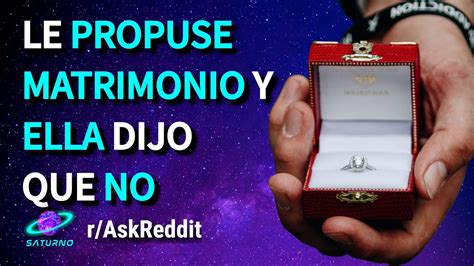 Propuestas De Matrimonio Fallidas Askreddit Historias Reddit Youtube