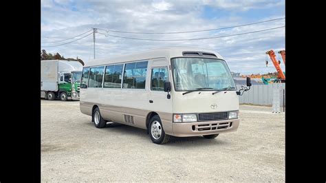 1999 Model Toyota Coaster Bus 1hz Engine Automatic Youtube