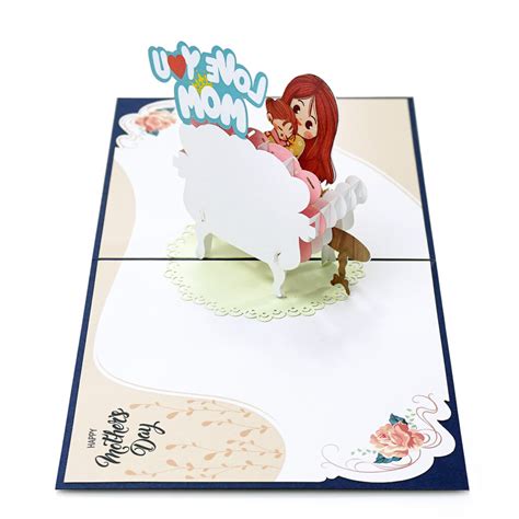 Wholesale Design Love Mom 3d Popup Card Manufacturer In Vietnam Hmg Pop Up