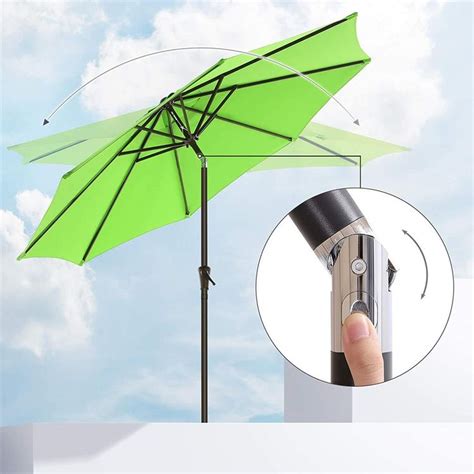 Crank Patio Umbrella Songmics