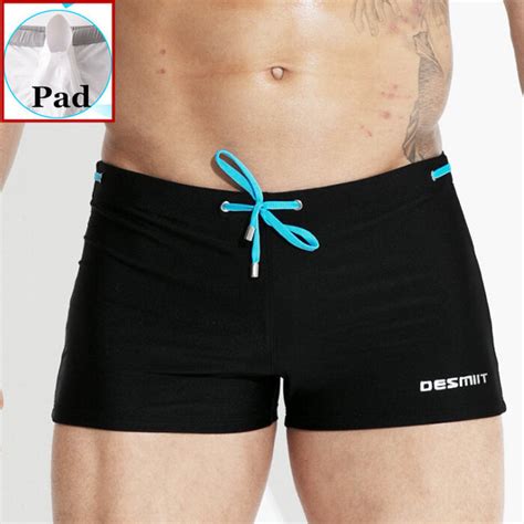 Push Up Pad Men Swimming Trunks For Men Swimwear Desmiit Sexy Gay Swimsuit Beach Wear Swim Boxer