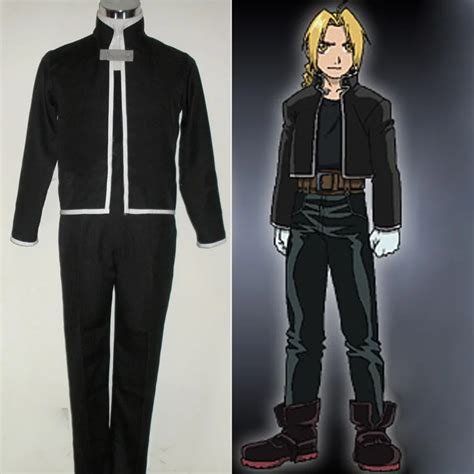 Anime Cosplay Costume Fullmetal Alchemist Edward Elric Cosplay Costume On