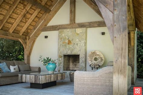 Exclusieve Wooninspiratie Pool House Fireplace House