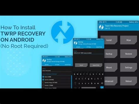 How To Install Twrp Recovery Without Pc Allmobilefiles Youtube