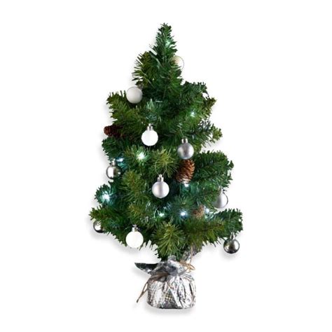 Petit sapin de Noël décoré - 50 cm