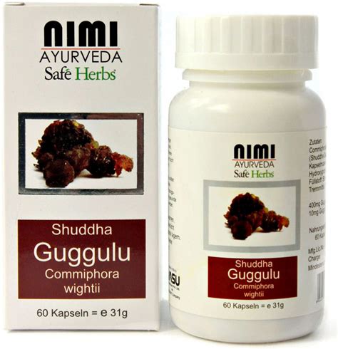 Classic Ayurveda Nimi Ayurveda Guggul Extract Shudda Guggulu Kaps L