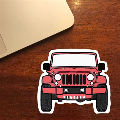 Jeep Stickers 3x3 In Vinyl Stickers Perfect For Hydroflasks Etsy