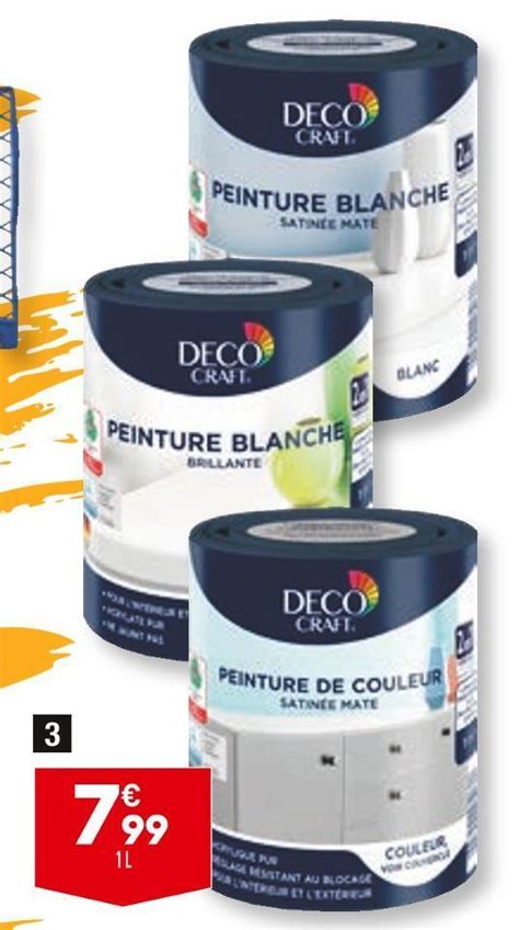 Promo Deco Craft Peinture 1 L Chez ALDI