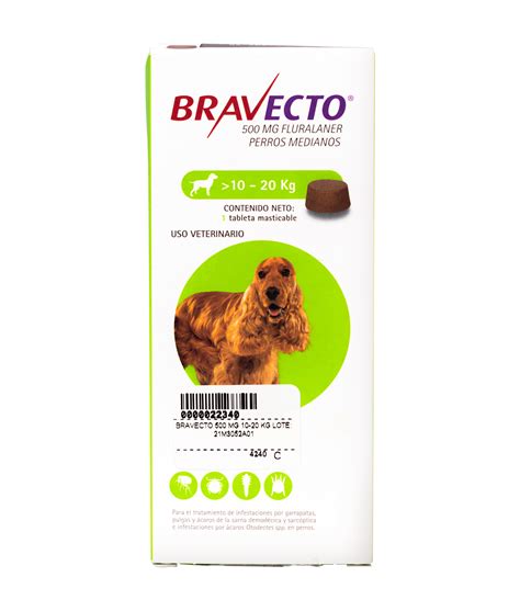 BRAVECTO 500 MG 10 20 KG Supersemiagro De Semiagro