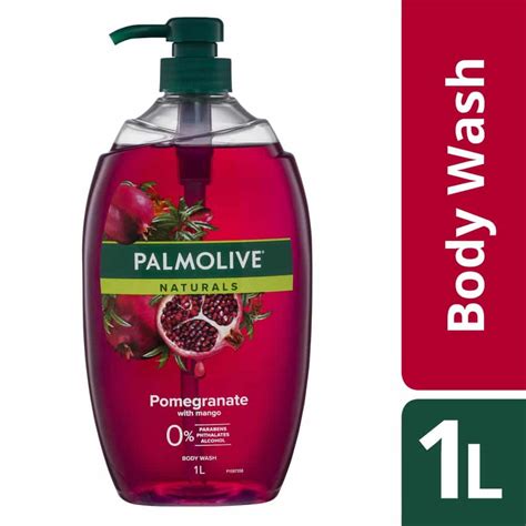 Palmolive Naturals Body Wash 1 Litre Pomegranate With Mango