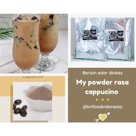 Jual Powder Bubuk Cappucino Cincau Cappucino Cincau Kemasan Kg