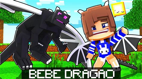 Virei Um Beb Drag O No Minecraft Miika Youtube