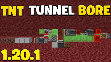 Minecraft Tunnel Bore Youtube