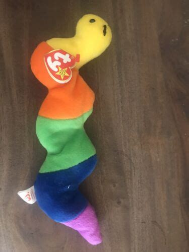 Ty Original Beanie Baby Inch The Worm 1995 Retired EBay