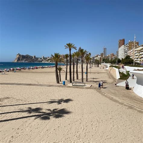 Platja De Ponent Beach In Benidorm