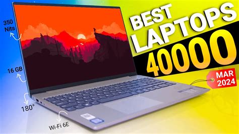 Top 5 Best Laptops Under ₹40000 In March 2024🔥best Laptop Under 40000