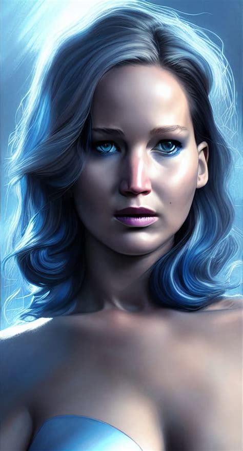 Jennifer Lawrence ~ Mystique (#5) by BoomLabStudio on DeviantArt