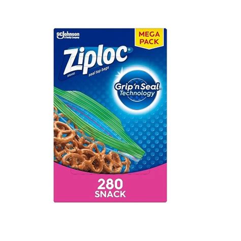 Ziploc Snack Bags, 280 Count - Medpick