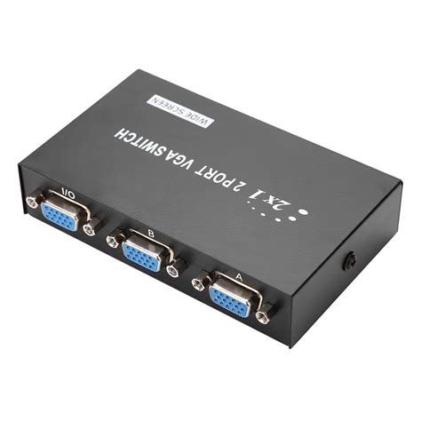 HURRISE 2 in 1 out VGA Switcher Splitter Data Synchronization VGA ...