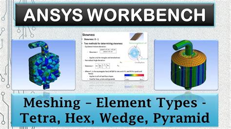 Ansys Meshing Element Types Tetra Hex Wedge And Pyramid Elements 37 Youtube