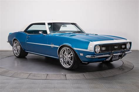 1968 Chevrolet Camaro Blue Hardtop Used Chevrolet Camaro For Sale In