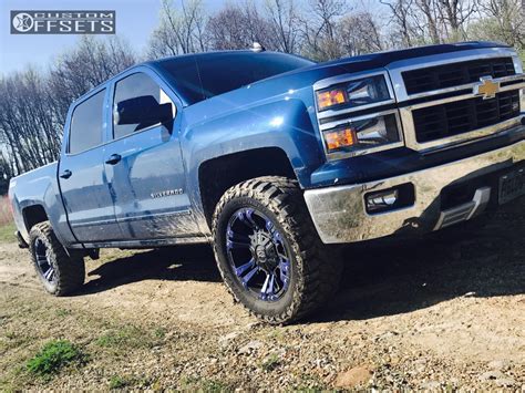 2015 Chevrolet Silverado 1500 Xd Xd822 Rough Country Leveling Kit Custom Offsets