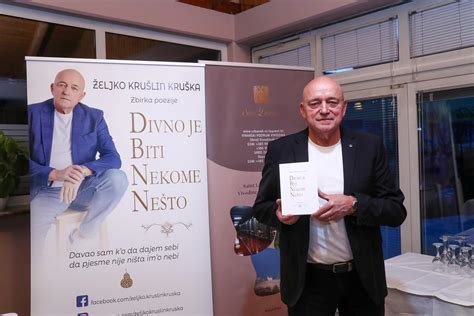 Galerija Eljko Kru Lin Kru Ka Predstavio Svoju Prvu Zbirku Poezije