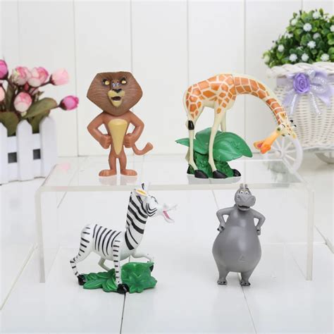 4pcs/set madagascar collection figures toys madagascar toys for kids gift New Fashion Hot toys ...