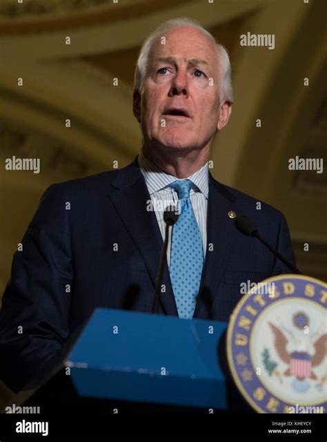 Washington United States Of America 14th Nov 2017 United States Senator John Cornyn