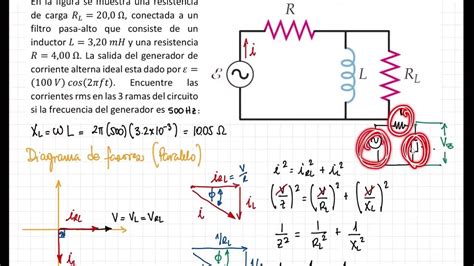 Corriente Alterna Circuito Mixto Serie Y Paralelo Con Diagrama Fasorial Ejercicio 5 Youtube