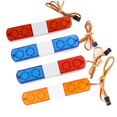 Rc Car Accessories Led Police Flash Light Alarming Light For Wpl