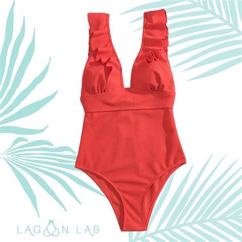 Road Trip Ruffle One Piece Swimsuit Lagoonlab