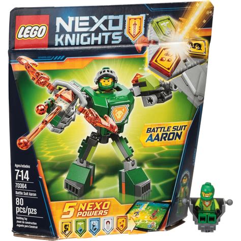lego nexo knights battle suit aaron building toy  pc pack walmartcom