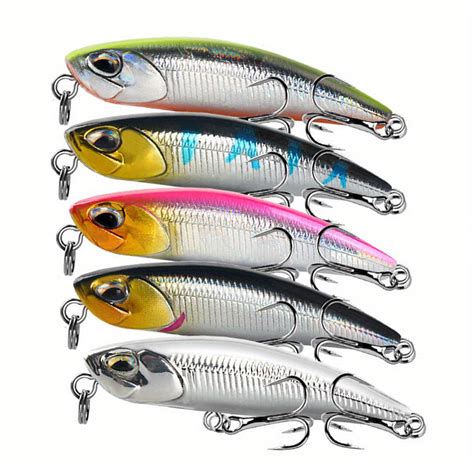 5pcs Fishing Lures Minnow Bionic Bait For Freshwater Saltwater Fishing