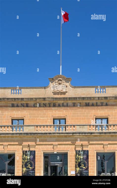 Valletta Malta 3 August 2023 Front Exterior View Of A Branch Of The