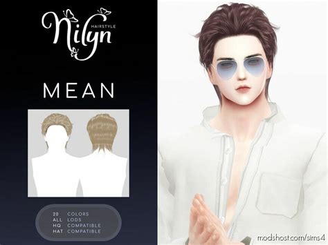 Mean Hair NEW Mesh Sims 4 Mod ModsHost