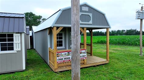 5 Summer Sale 12 X32 Deluxe Lofted Barn Cabin With Extra Height Walls