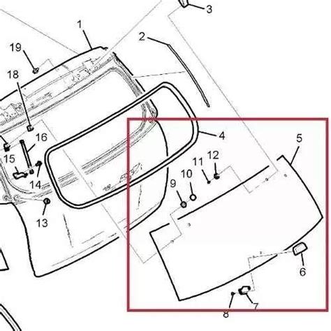 Luneta Vidrio Trasero Chevrolet Captiva Original Gm