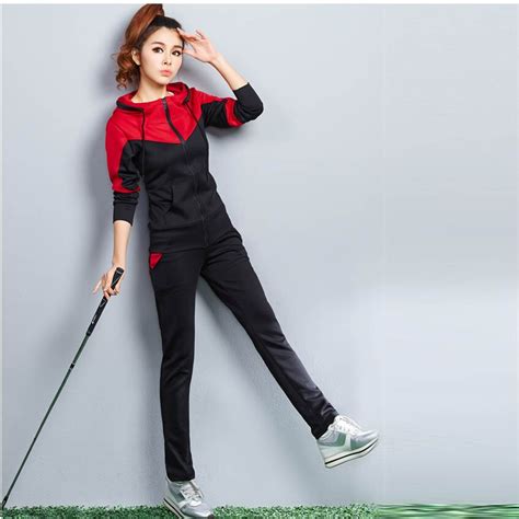 2018 New sport clothes for women spring and winter women sport suit ...