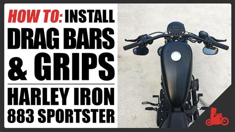 Parts Accessories Mm Black Iron Tracker Handlebars Drag Bars For