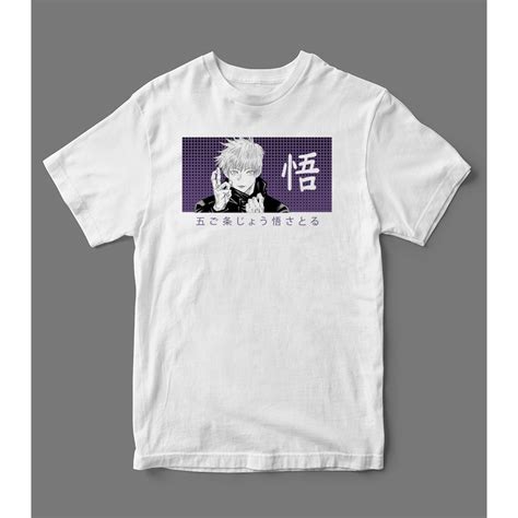 Camiseta Jujutsu Kaisen Satoru Gojo Manga Shopee Brasil