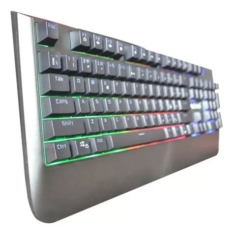 Teclado Gamer Led Mecânico Luz Abnt Apoio Profissional Cor De