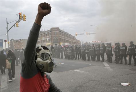 Baltimore Protests Turn Violent Police Injured Cnn