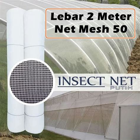 Jual Insect Net Screen Net Kelambu Lebar Meter Jaring Penghalang