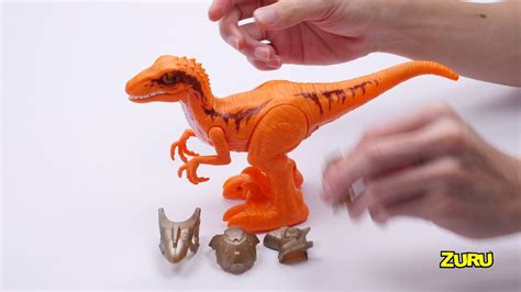 Robo Alive Dino Wars Raptor Candide Brinquedos YouTube