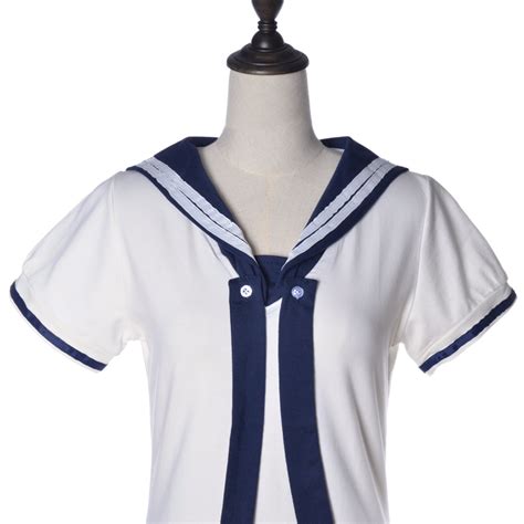 Kawaii Sailor Collar Honey Girls Middy Preppy Style Blouse Cute T Shirt