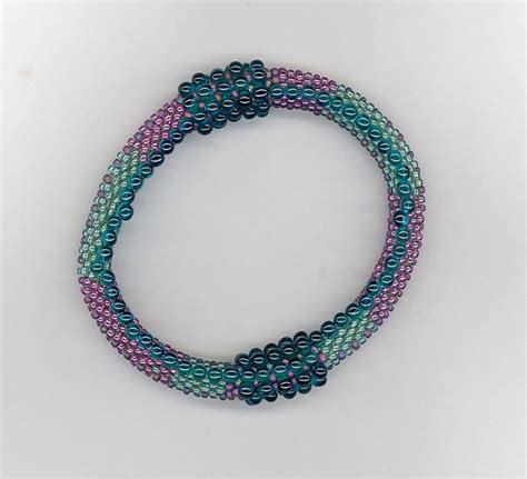 Ravelry Dots And Drops Bead Crochet Bangle Pattern By Linda Lehman