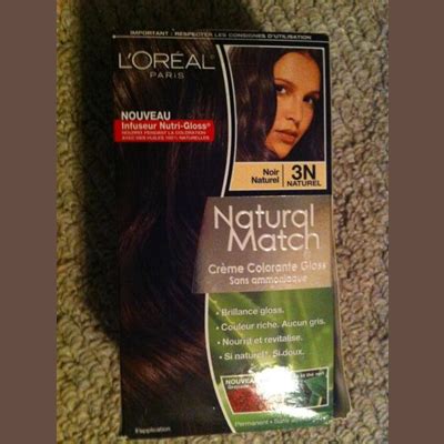 L'Oreal Natural Match Black Hair 3N Dye FREE